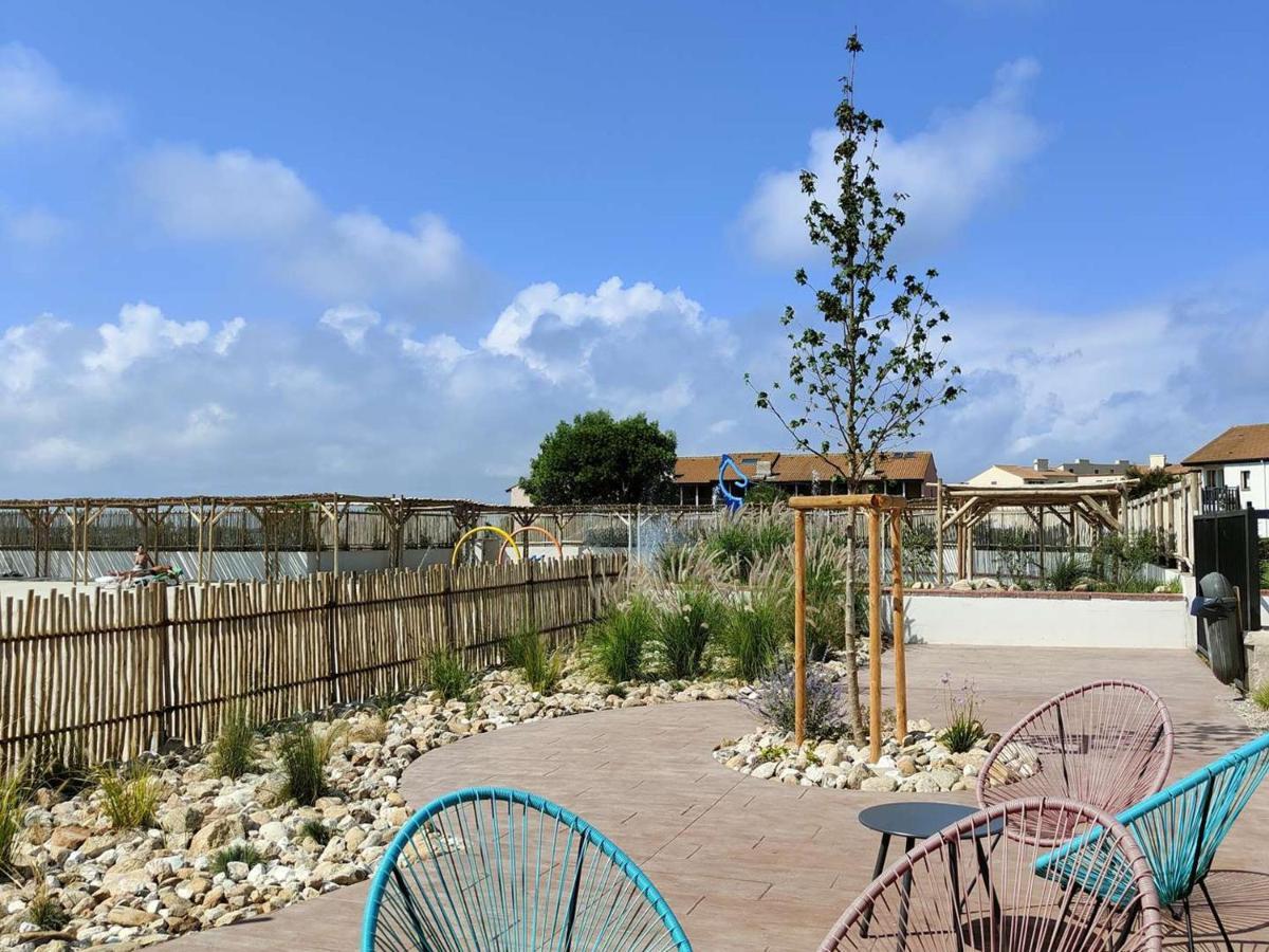 T2 4 Pers Le Barcares Rdc Piscine Parking Animaux - Fr-1-195-68 Apartamento Exterior foto